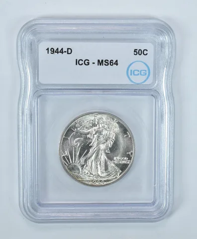 1944-D Walking Liberty Half Dollar MS64 ICG