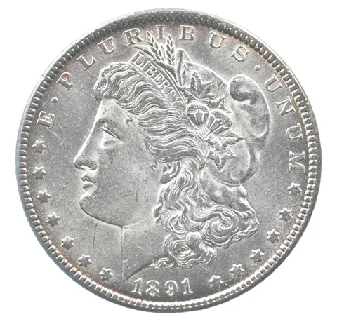 1891-CC Morgan Silver Dollar *9996