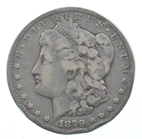 Early - 1879-S Morgan Silver Dollar - 90% US Coin *648