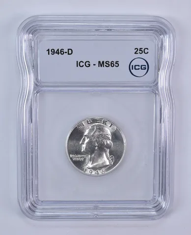 1946-D Washington Quarter MS65 ICG