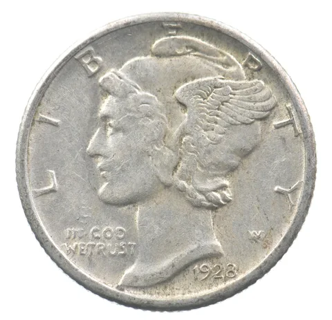 1928-S Mercury Dime *6336