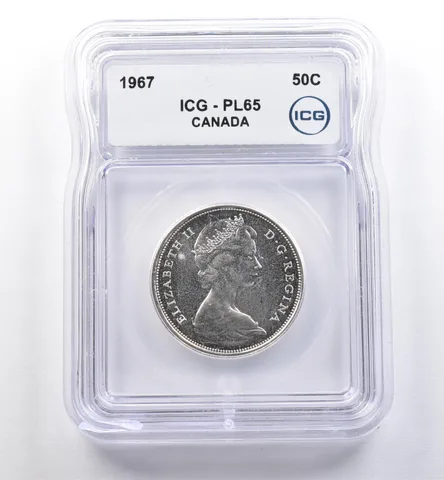 1967 Canada 50 Cents PL65 ICG *0229
