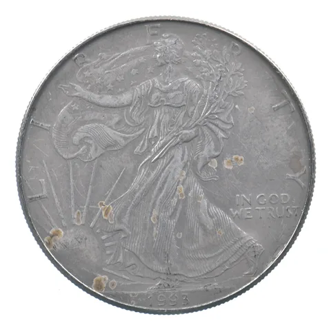 Better Date 1993 American Silver Eagle 1 Troy Oz .999 Fine Silver *537
