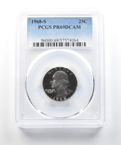 1968-S Washington Quarter PR69 DCAM PCGS