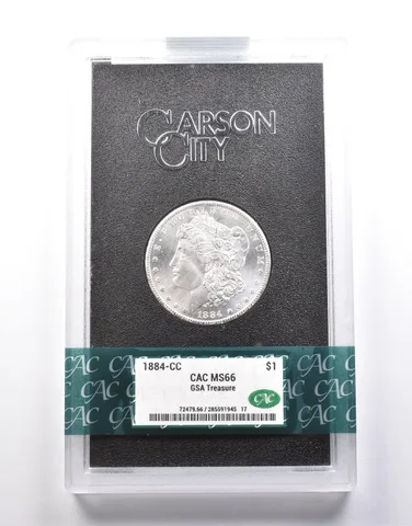 1884-CC Morgan Silver Dollar GSA Treasure MS66 CAC *9962