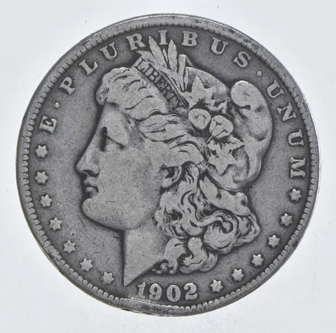 Early - 1902 Morgan Silver Dollar - 90% US Coin *993