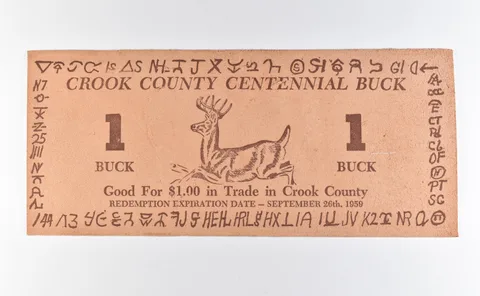 1959 $1 Prineville OR Souvenir Centennial Money Scrip *9777