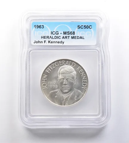 1963 So-Called Half Dollar John F Kennedy MS68 ICG *7152
