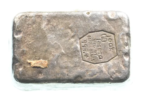 22.15 Troy Oz Silver Bar Deak Perera Vintage Poured Capital Metals *5558