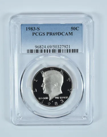 1983-S Kennedy Half Dollar PR69 DCAM PCGS Blue Label