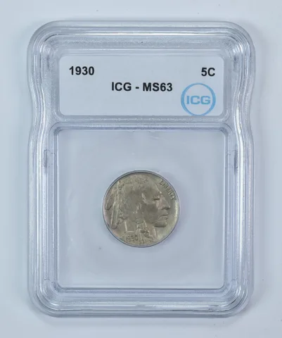 1930 Indian Head Buffalo Nickel MS63 ICG