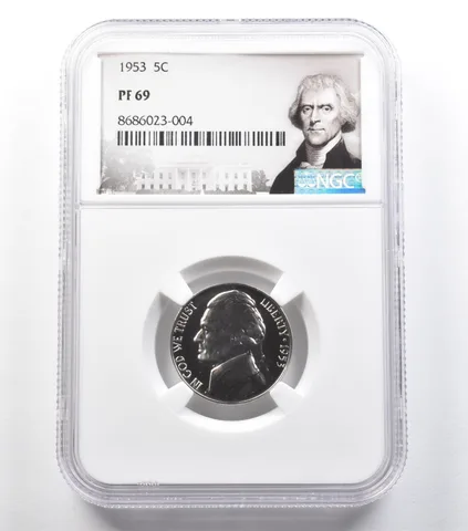 1953 Jefferson Nickel PF69 NGC *6656