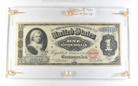 1886 $1 Silver Certificate Large Note Fr#215-221 *4139