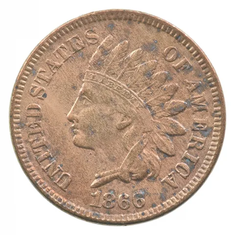 1866 Indian Head Cent *0855