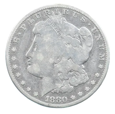 1880-CC Morgan Silver Dollar *0406