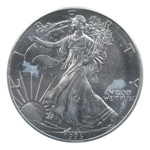 Better Date 1993 American Silver Eagle 1 Troy Oz .999 Fine Silver *662