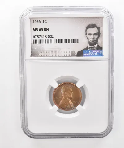 1956 Lincoln Wheat Cent MS65 BN NGC Beautiful Tone *2934