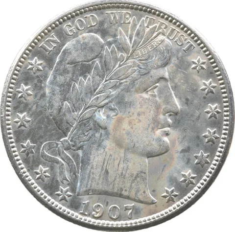 1907-D Barber Half Dollar *2959