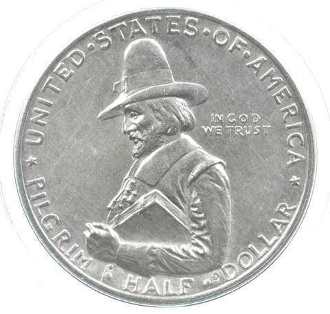 1920 Pilgrim Tercentenary Commemorative Half Dollar *0657