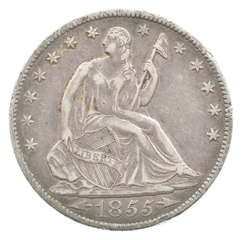 1855-O Seated Liberty Half Dollar Arrows *5994