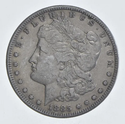 Early - 1885 Morgan Silver Dollar - 90% US Coin *950