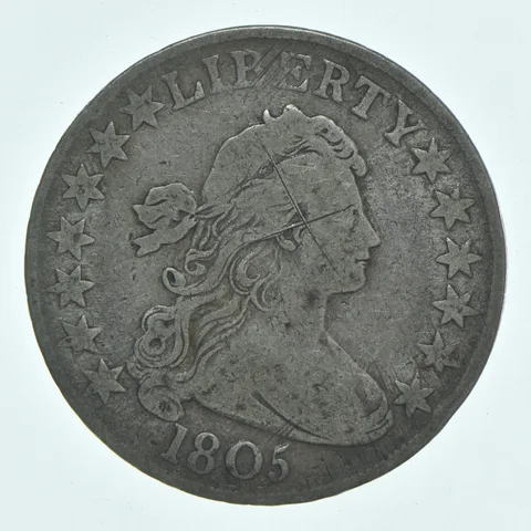 1805 Draped Bust Half Dollar a9317