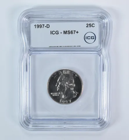 1997-D Washington Quarter MS67+ ICG
