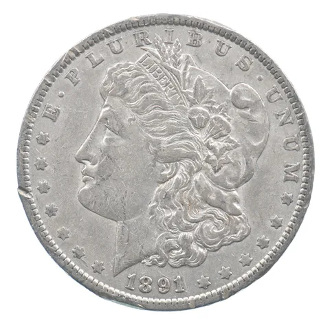 Better 1891 Morgan Silver Dollar - 90% US Coin - Nice Coin *356
