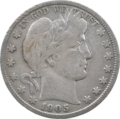 1905-S Barber Half Dollar *3802
