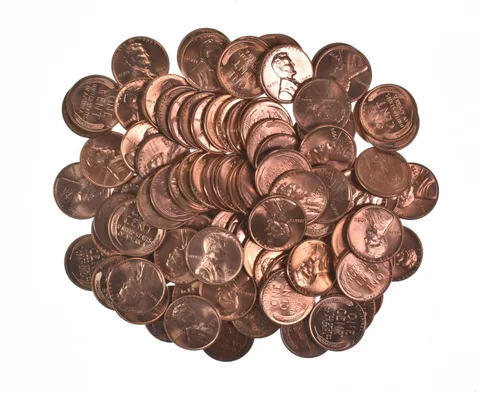 Lot Of (100) 1950-1958 Gem BU Red Lincoln Wheat Cent Lot Collection *544