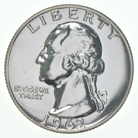 1962 Proof Washington Quarter 90% Silver