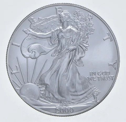 Better Date 2000 American Silver Eagle 1 Troy Oz .999 Fine Silver *362
