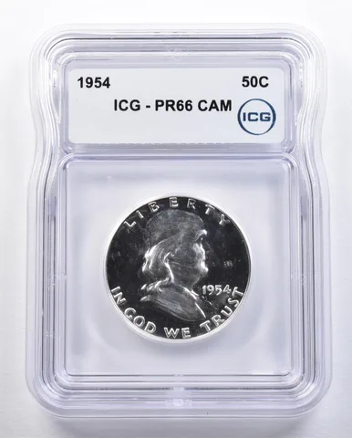 1954 Franklin Half Dollar PR66 CAM ICG *1654