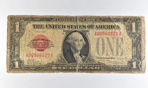 1928 $1 US Legal Tender Note Red Seal *8270