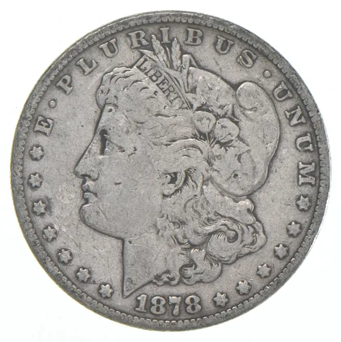 VG/F 1878 7TF Reverse 78 Morgan Silver Dollar (1 coin)