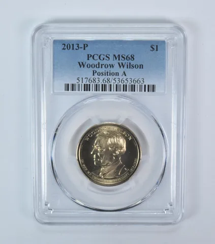 2013-P Presidential $1 Woodrow Wilson MS68 PCGS