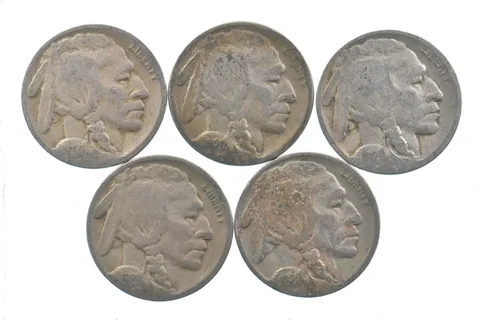 BETTER Lot 1927-S 1928-S 1929-D 1928-S 1928-S Buffalo Nickel Collection *032