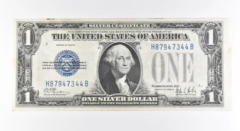 1928 B $1 Silver Certificate Blue Seal Fr#1602 *0505