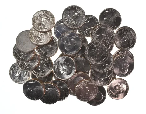 Lot (40) 1986-D Washington Quarter Clad Unc Roll