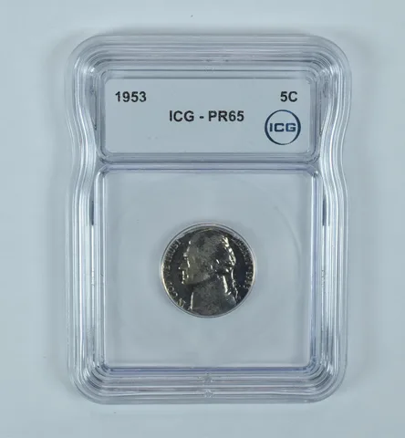 1953 Jefferson Nickel PR65 ICG