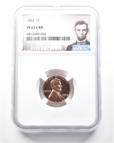 1963 Lincoln Memorial Cent PF67* STAR RD NGC *7814