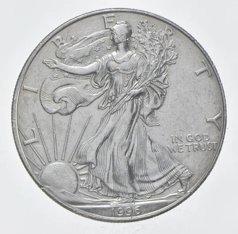 Rarest 1996 American Silver Eagle - Key Date - Rare LOW MINTAGE *350