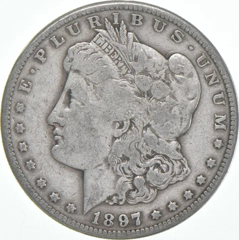 VG/F 1897-S Morgan Silver Dollar (1 coin)