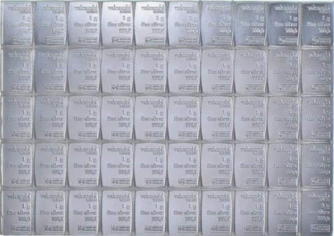 Valcambi Suisse (50 bars) 1 Gram Silver CombiBar .999 Breakable
