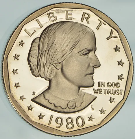 1980-S Susan B Anthony Dollar Proof