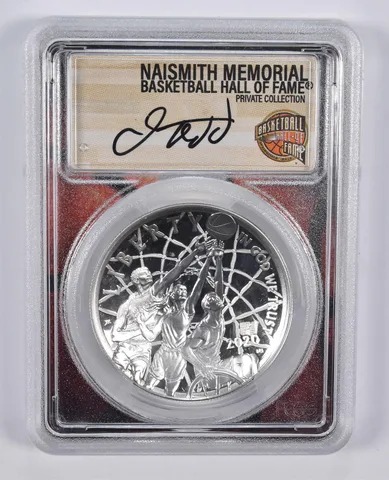 2020-P JASON KIDD SIGNED Basketball HOF Commemorative Dollar PR70 PCGS