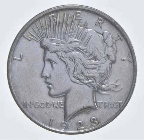 Better - 1923-D Peace Silver Dollar - 90% US Coin *718