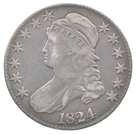 1824 Capped Bust Half Dollar a5969