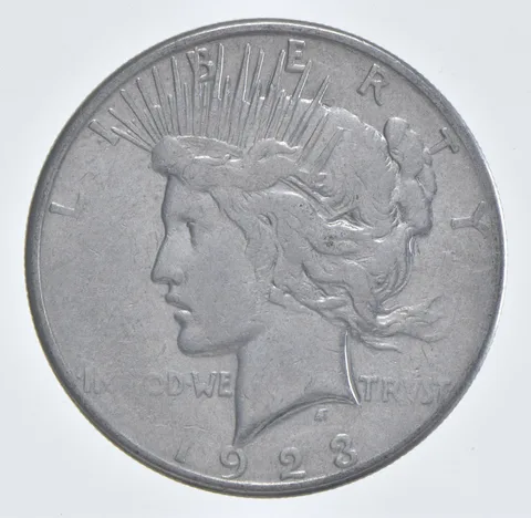 Better - 1923-S Peace Silver Dollar - 90% US Coin *621