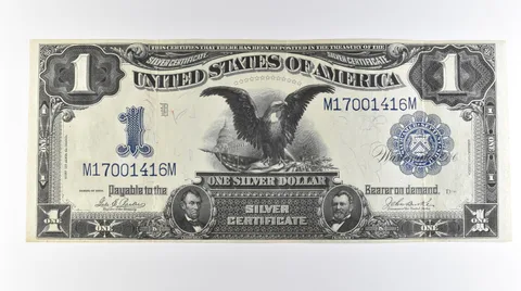 1899 $1 United States Black Eagle Silver Certificate Large Note FR#232 *0678
